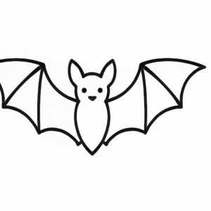 Bat Tactile Graphic