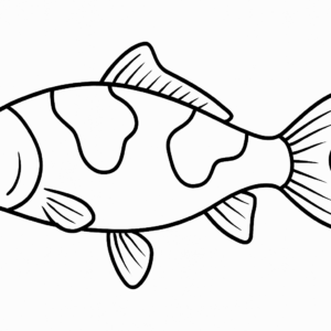 Click to download Koi Fish Tactile Graphic