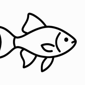 Molly Fish Tactile Graphic