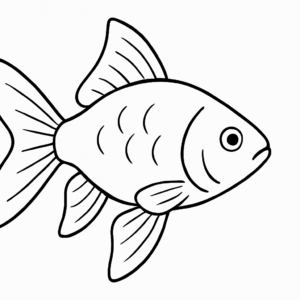 Goldfish Tactile Graphic