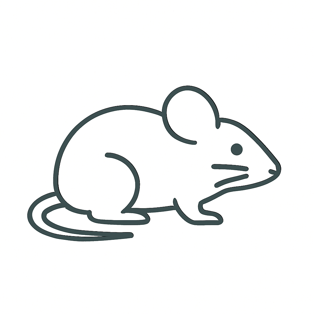 Mouse side view