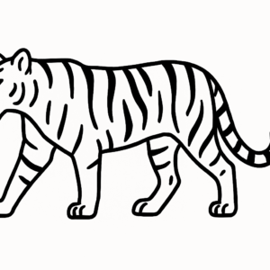 Click to download Tiger Title Tactile Graphic