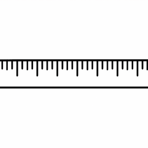 Tactile Graphic: Ruler