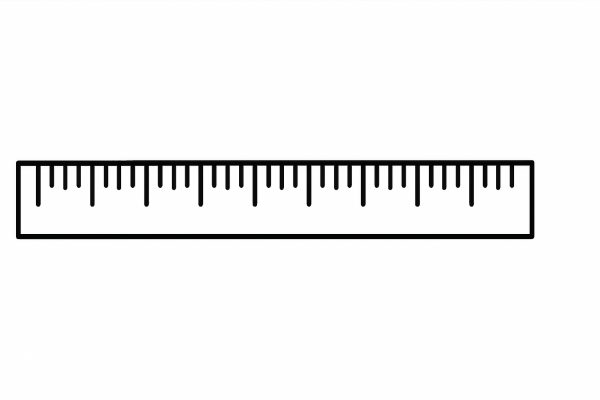 Ruler Tactile Graphic
