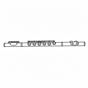 Flute Tactile Graphic