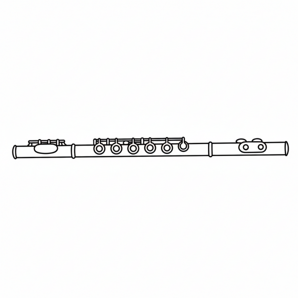 Flute Tactile Graphic Flute Tactile Graphic