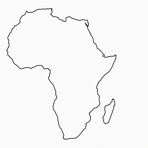 Tactile Map of Africa