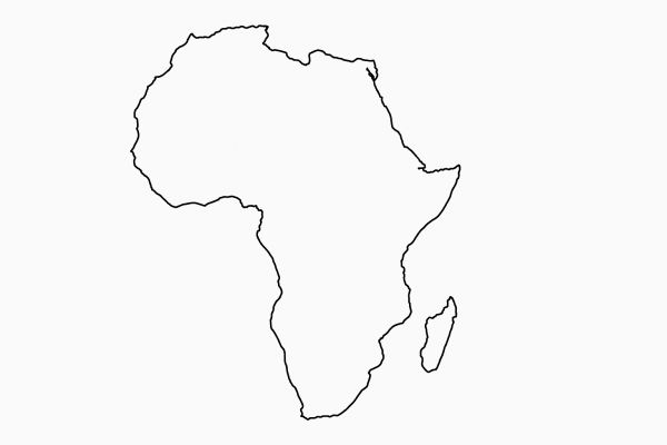 Tactile Map of Africa