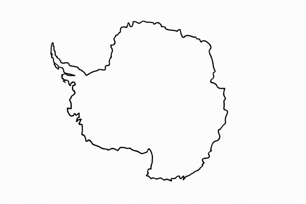 Map of Antarctica