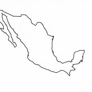 Tactile Map of Mexico