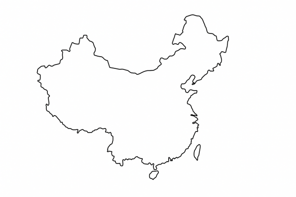 Tactile Map of China