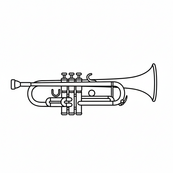 Trumpet Tactile Graphic