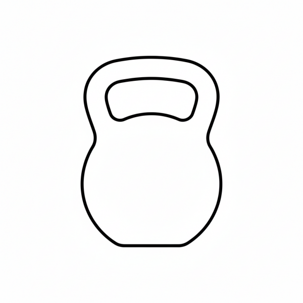 kettlebell tactile graphic